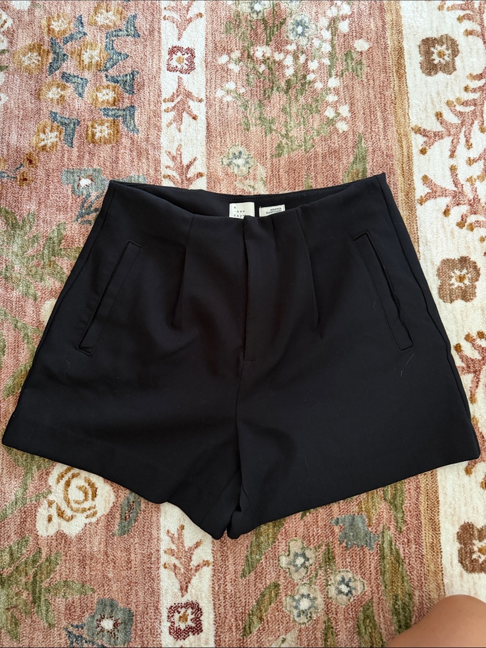 a new day Black High-Waist Tailored Shorts